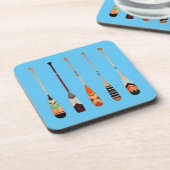 Levendige vormgeving van kleurpotten bier onderzetter (Linkerzijde)