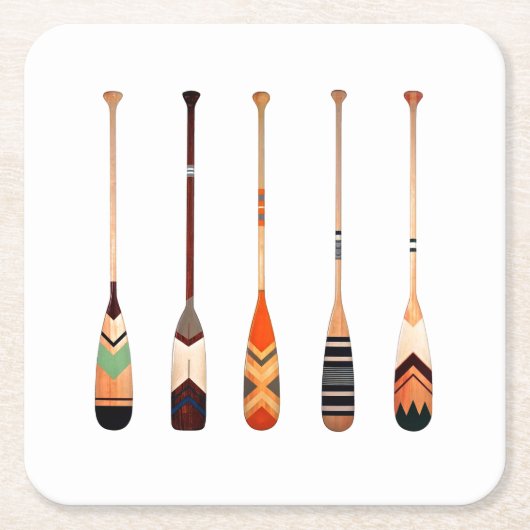 Levendige vormpatronen voor kleurpotten kartonnen onderzetters (Voorkant)