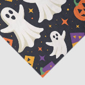 Levendige vriendelijke geesten & Happy Pumpkins Ha Tissuepapier (Detail)