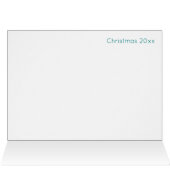 Levendige vrolijkheid + heldere kerst Kaart (Binnen Horizontaal (Boven))