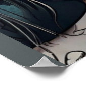 Levendige vrouw: Dag van de dode suiker schedel ma Poster (Hoek)