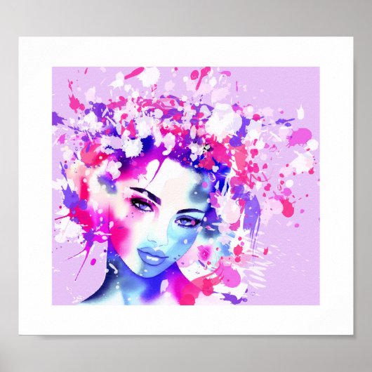 Levendige vrouwelijkheid | Visueel meesterwerk Poster (Voorkant)