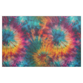 Levendige Vuurwerk Tie-Dye Stof