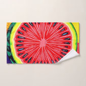 Levendige Watermeloen Pop Art Bad Handdoek (Handdoek)