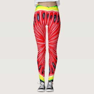 Levendige Watermeloen Pop Art Leggings