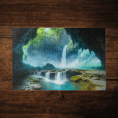 Levendige waterval puzzel legpuzzel
