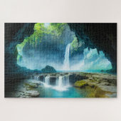 Levendige waterval puzzel legpuzzel (Horizontaal)