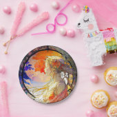 Levendige Waterverf Bord van Girl Paper (Feest)