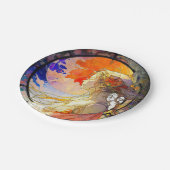 Levendige Waterverf Bord van Girl Paper (Gekanteld)