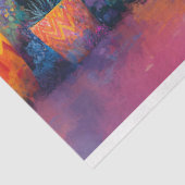 Levendige Waterverf Cactus en Bloemen Decoupage Tissuepapier (Detail)