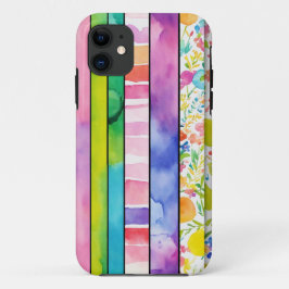 Levendige Waterverf Digitale Papers voor Case-Mate iPhone Case