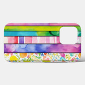 Levendige Waterverf Digitale Papers voor Case-Mate iPhone Case (Achterkant (horizontaal))