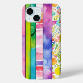 Levendige Waterverf Digitale Papers voor Case-Mate iPhone Case (Achterkant)
