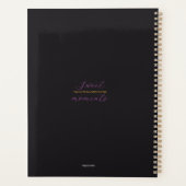 Levendige Waterverf Druiven en Dauwdruppels Planner (Achterkant)
