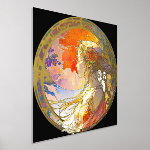 Levendige Waterverf Folie Afdrukken