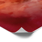 Levendige Waterverf Landschap Fine Art Poster Prin (Hoek)