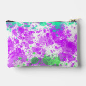 Levendige Waterverf Spat Make-uptas | Abstract Etui (Achterkant)