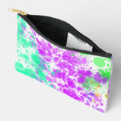 Levendige Waterverf Spat Make-uptas | Abstract Etui (Open)