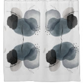 "Levendige Waterverf Splash" Abstract Douchegordijn (Voorkant)