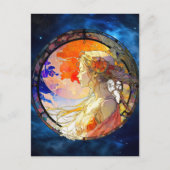 Levendige Waterverf van Briefkaart (Voorkant)