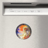 Levendige Waterverf van Girl Magnet (Insitu (Vaatwasser))