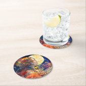 Levendige Waterverf van Onderzetter van Girl en Mo (Insitu)