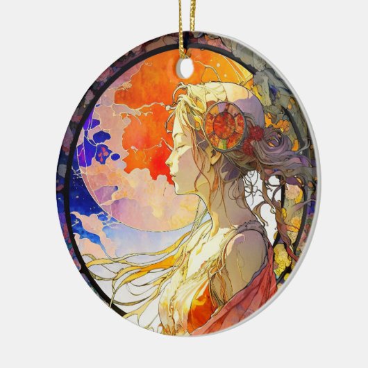 Levendige Waterverf van Ornament (Links)