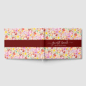 Levendige Waterverven Zomertulp Bloemen Bruiloft Gastenboek (Volledig)