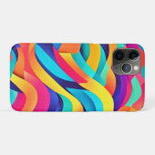 Levendige Wavy Abstracte kunst Case-Mate iPhone Case (Achterkant (horizontaal))