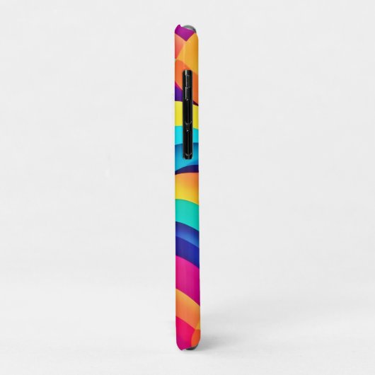 Levendige Wavy Abstracte kunst Case-Mate iPhone Case (Achterkant/links)