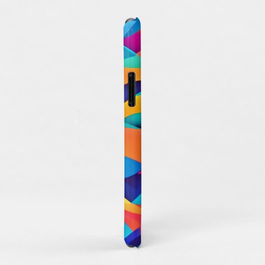 Levendige Wavy Abstracte kunst Case-Mate iPhone Case (Achterkant/rechts)