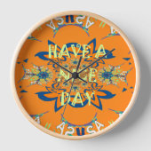 Levendige wensen: heb een mooie dag Art Print Desi (Voorkant)