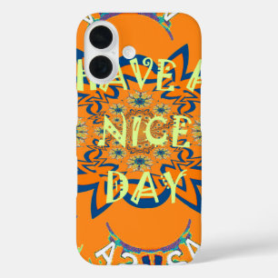 Levendige wensen: heb een mooie dag Art Print Desi iPhone 16 Hoesje