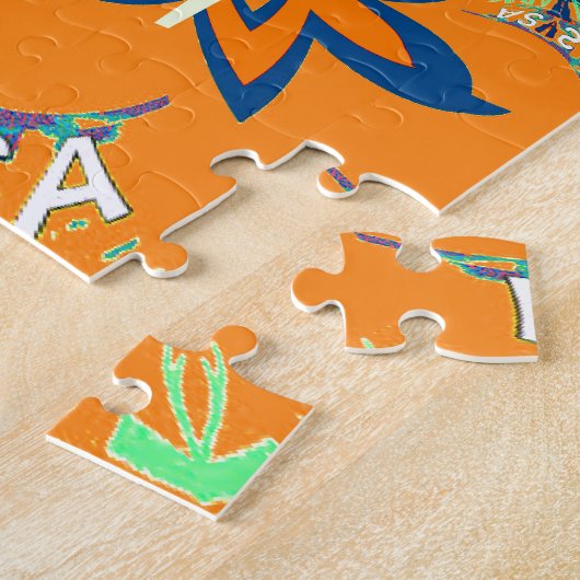 Levendige wensen: heb een mooie dag Art Print Desi Legpuzzel (Zijkant)