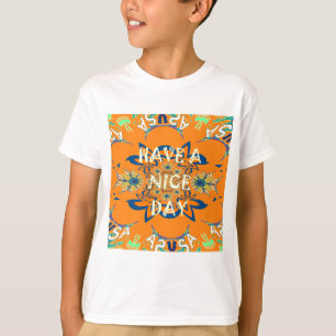 Levendige wensen: heb een mooie dag Art Print Desi T-shirt
