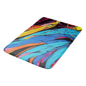 Levendige wervelende grote kleurrijke badmat ontwe (Gekanteld)