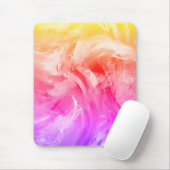 Levendige wervelende lichte kleuren muismat (Met muis)