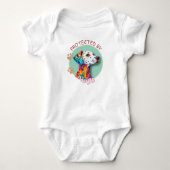 Levendige Wervelende Quilled Dalmatiërshonden Port Romper (Voorkant)