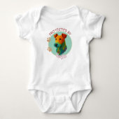 Levendige Wervelende Quilled Fox Terrier-hond Port Romper (Voorkant)