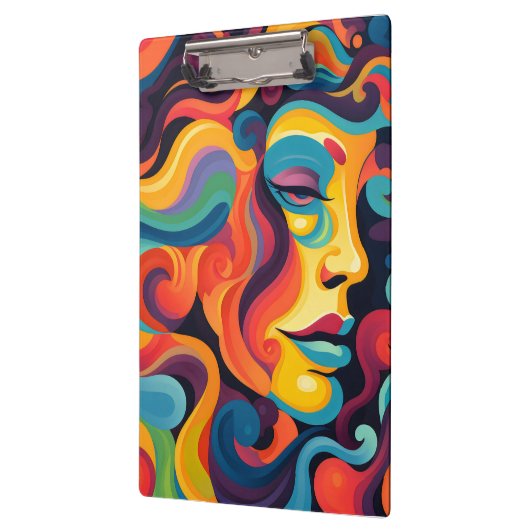 Levendige werveling van emoties klembord (Links)