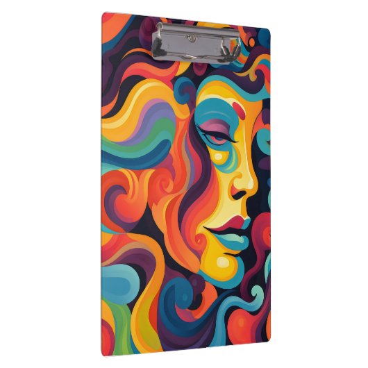 Levendige werveling van emoties klembord (Rechts)