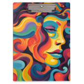 Levendige werveling van emoties klembord (Voorkant)