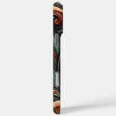 Levendige wervelingen Dolfijn Relief Case-Mate iPhone Case (Achterkant / Rechts)