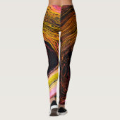 Levendige wervelingen leggings (Achterkant)