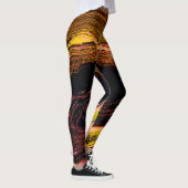 Levendige wervelingen leggings (Rechts)