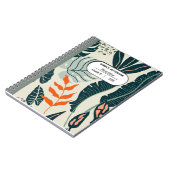 Levendige wetenschap in Sinaasappel en groen Notitieboek (Linkerzijde)