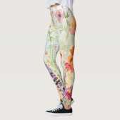 Levendige wilde bloem leggings (Links)