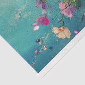 Levendige wilde bloemen, Abstract landschap Tissuepapier (Detail)