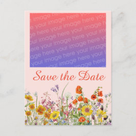 Levendige Wilde Bloemen   Briefkaart