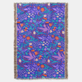 Levendige wilde bloemen deken (Voorkant Verticaal)